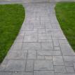 Ashlar Slate Stamped Sidewalk