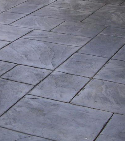 Slate Stamped Concrete